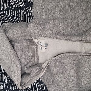 Old Navy Grey Hoodie Jacket Size M